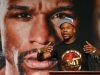 LAS VEGAS, NV - MARCH 8: WBC welterweight champion Floyd Mayweather speaks at the press conference announcing his fight against Marcos Maidana (not shown) at the MGM Grand Garden - Studio A&B on March 8, 2014 in Las Vegas, Nevada. (Photo by Ed Mulholland/Golden Boy/Golden Boy via Getty Images) *** Local Caption ***Floyd Mayweather