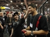 Young fan plays EA MMA with Josh Thomson