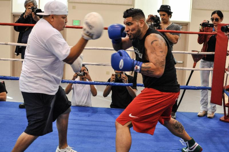 STIVERNE vs ARREOLA MEDIA WORKOUT VIDEO & PHOTO GALLERY