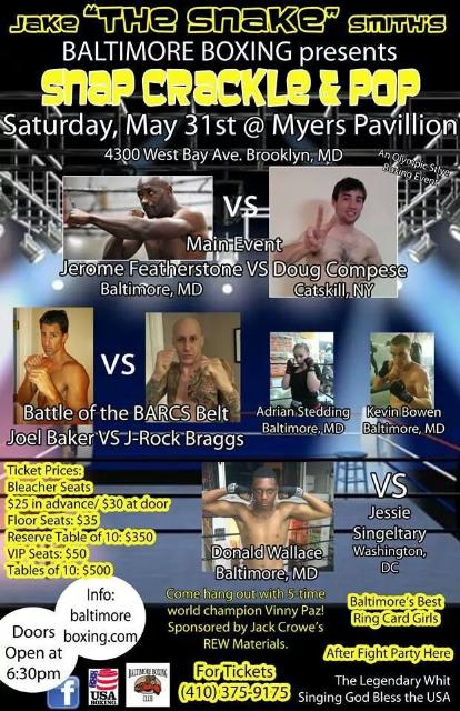 May 31 Fight Poster