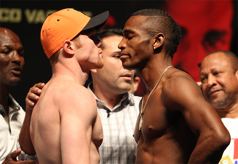 HONOR & GLORY: CANELO VS. LARA FINAL WEIGHTS & PHOTOS