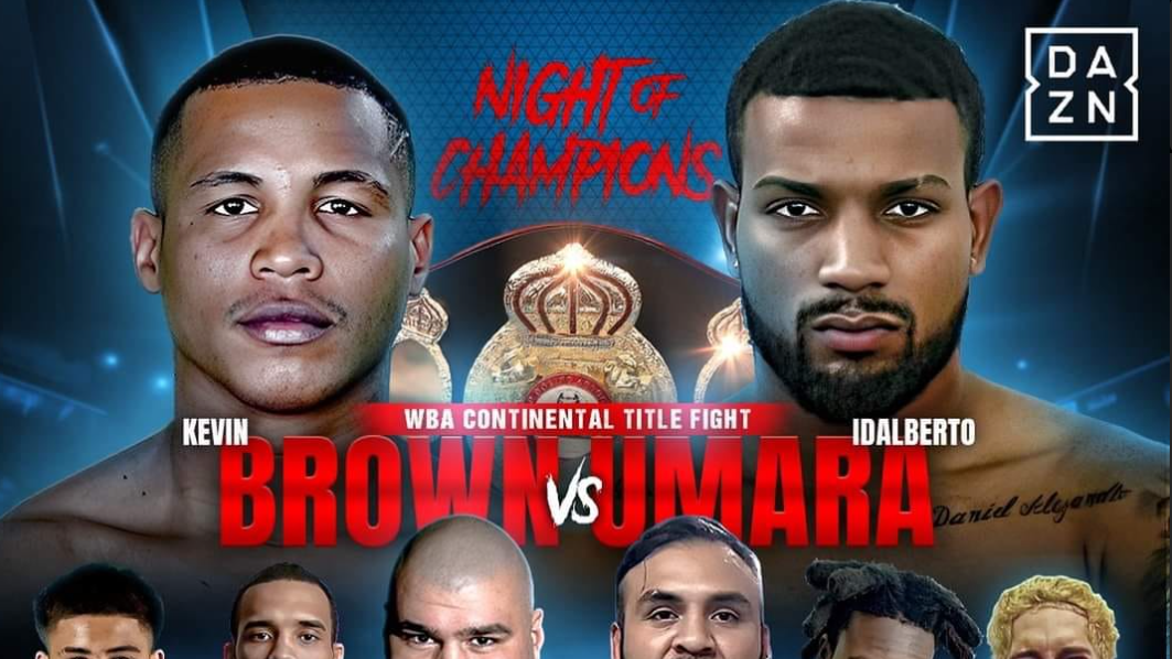 Kevin Brown vs Idalberto Umara Headlines Boxlab Promotions Card in Orlando, FL, May 31