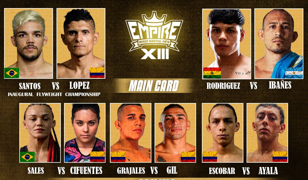 JK MEDIA GROUP ANNOUNCES FIRST, LIVE, EMPIRE MMA FIGHT ON TELEMUNDO DEPORTES AHORA, FRIDAY, SEPTEMBER 19 AT 8 P.M. ET