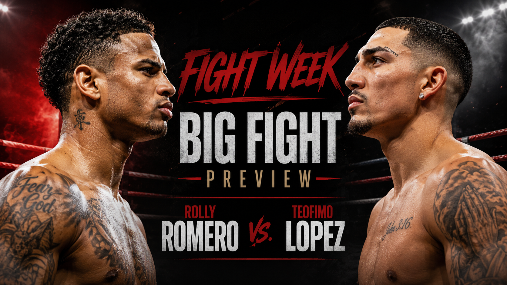 Rolly Romero vs. Teofimo Lopez: Fight Week Preview & Tale of the Tape