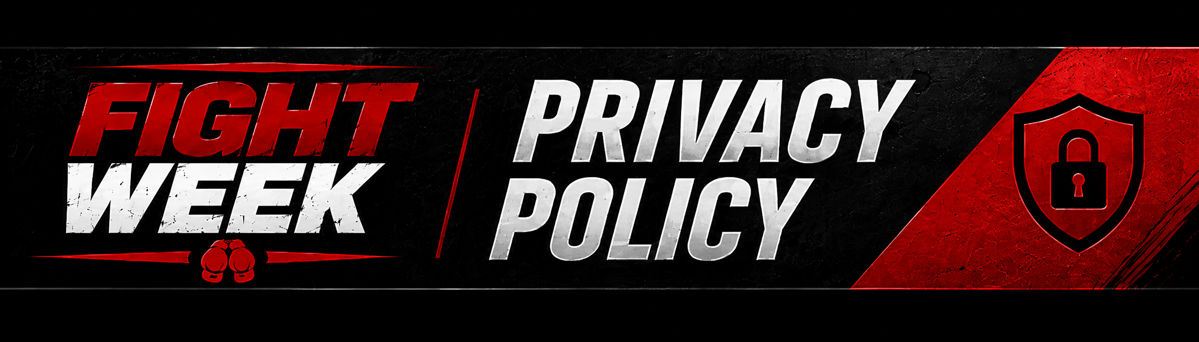 Fight Week Privacy Policy