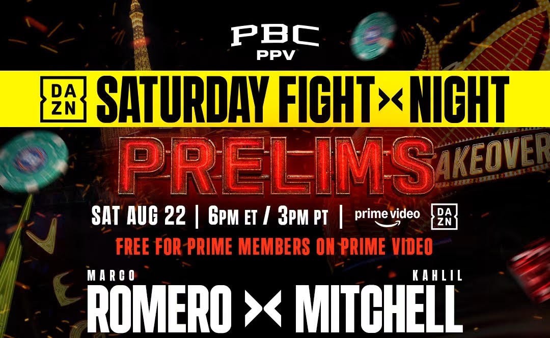 Mario ‘El Tiburón’ Romero To make his PBC debut this Saturday at T-Mobile Arena