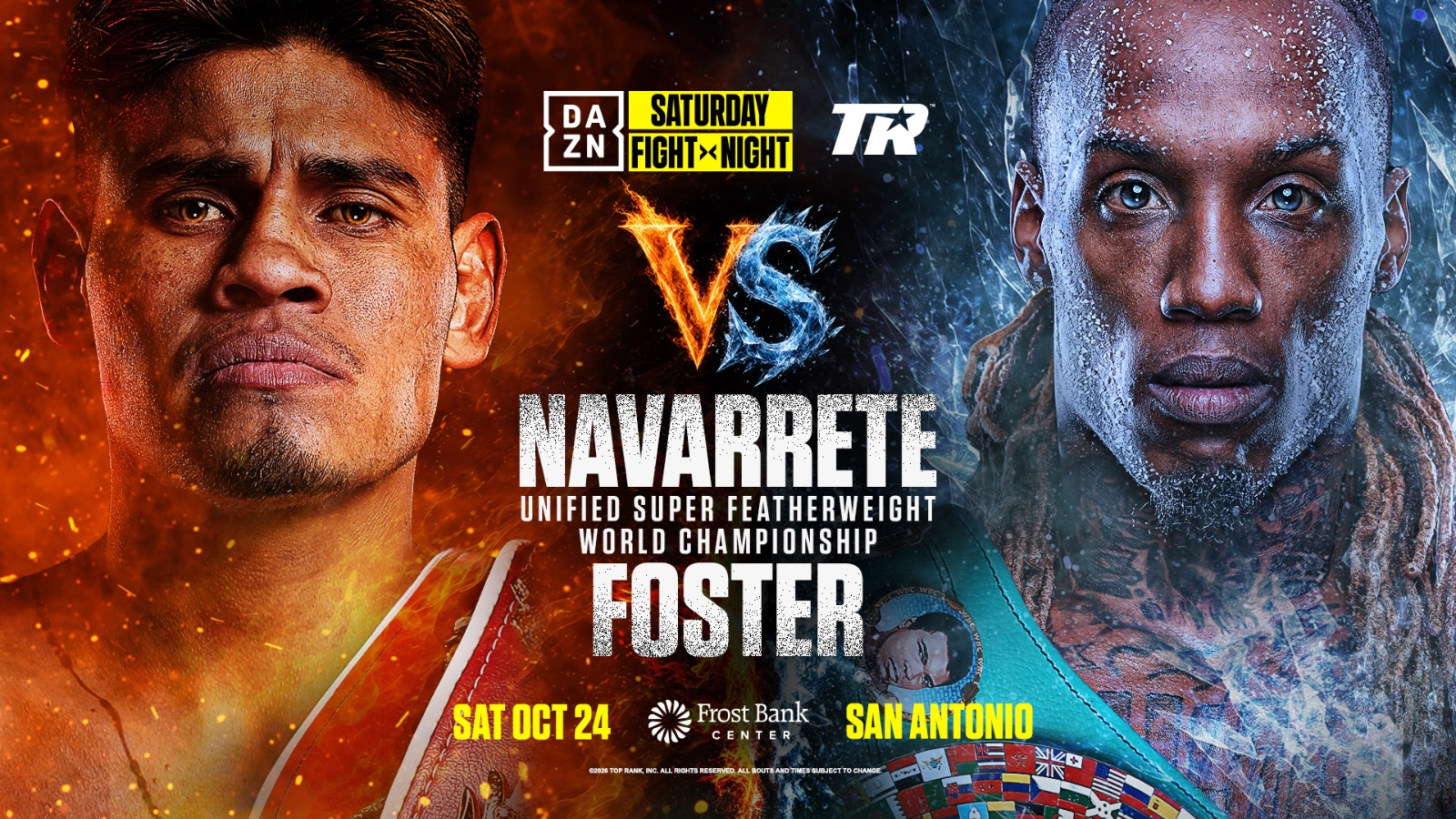 Emanuel Navarrete vs. O’Shaquie Foster Unification Fight Set for Oct. 24 in San Antonio on DAZN