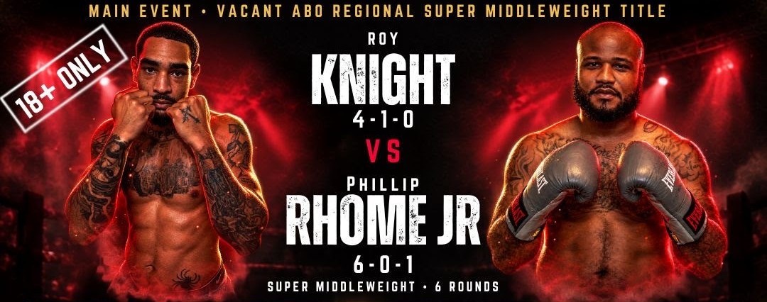 BIYU Promotions Presents “BIYU Brawl 8” September 25 in Houston: Roy Knight vs. Phillip Rhome Jr. Headlines Super Middleweight Title Fight