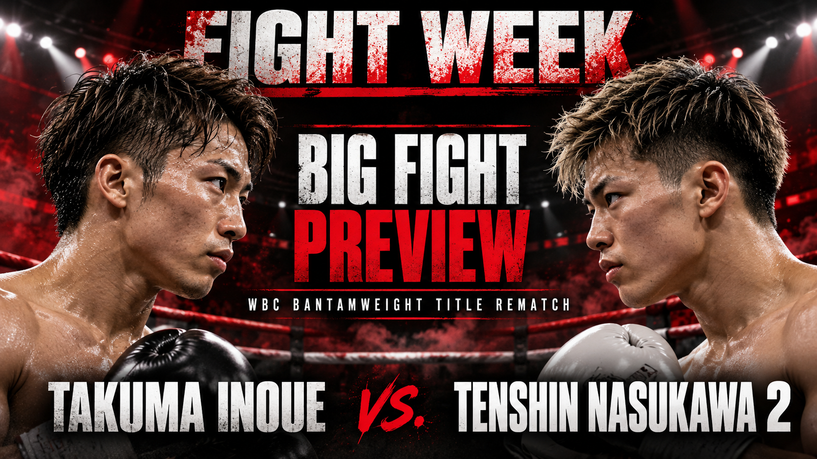 Takuma Inoue vs. Tenshin Nasukawa 2: Fight Week Preview, Tale of the Tape & Keys to Victory