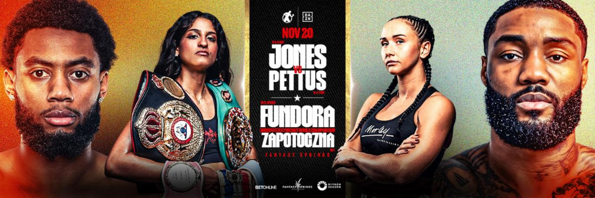 Undefeated Knockout Artist Amari “The Reaper” Jones Set to Headline November 20 Boxing Event Live on DAZN